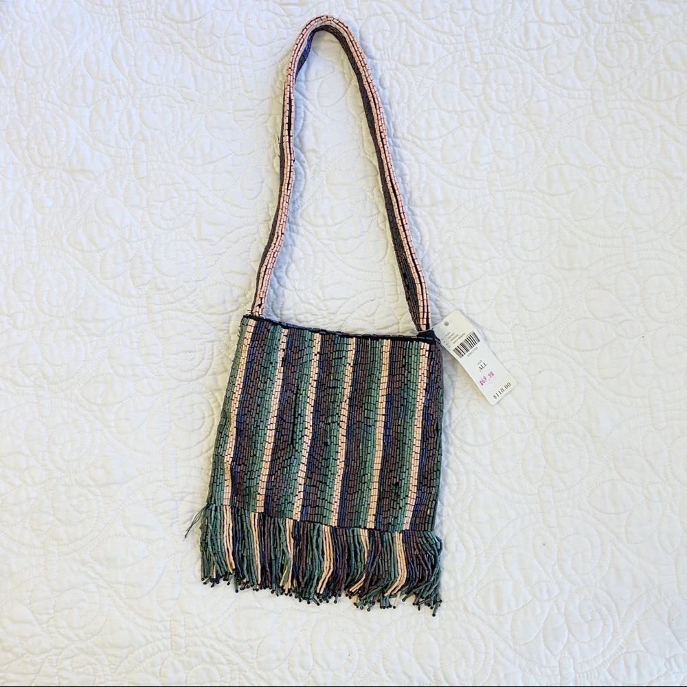 Anthropologie beaded clutch NWT